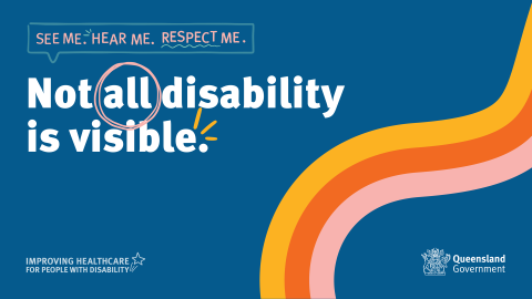 Disability awareness campaign image-Qld Health