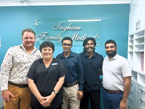 Team photo of Ingham Family Medical Practice staff