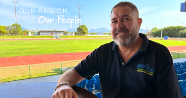 Cairns resident Greg Curtis-Hill looks forward to the day the new Cairns Head to Health centre opens