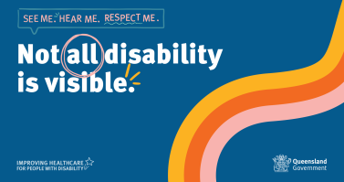 Disability awareness campaign image-Qld Health