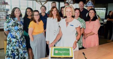 NQPHN’s Executive Director Health Services Commissioning Ruth Azzopardi (middle), Operations Director – Mental Health and Alcohol and Other Drugs Cara McCormack (left), and Service Planning and Design Manager - Mental Health and AOD Jeanelle Gibson