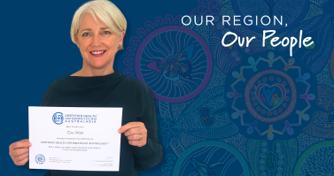 Dr Weller is one of six health professionals who completed the CHIA (Certified Health Informatician Australasia) credential program funded by NQPHN.