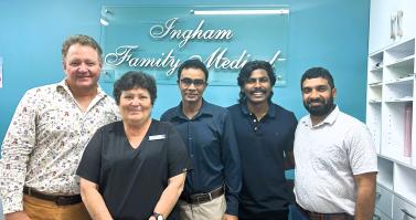 Team photo of Ingham Family Medical Practice staff
