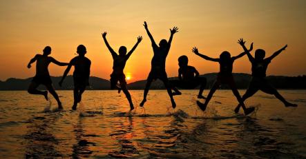 Mental health-Indigenous health-sunset-kids-image